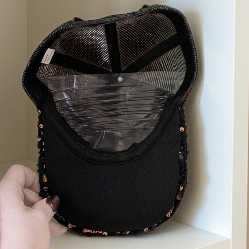 NWOT Sequin Baseball Cap - Multicolor - image 5